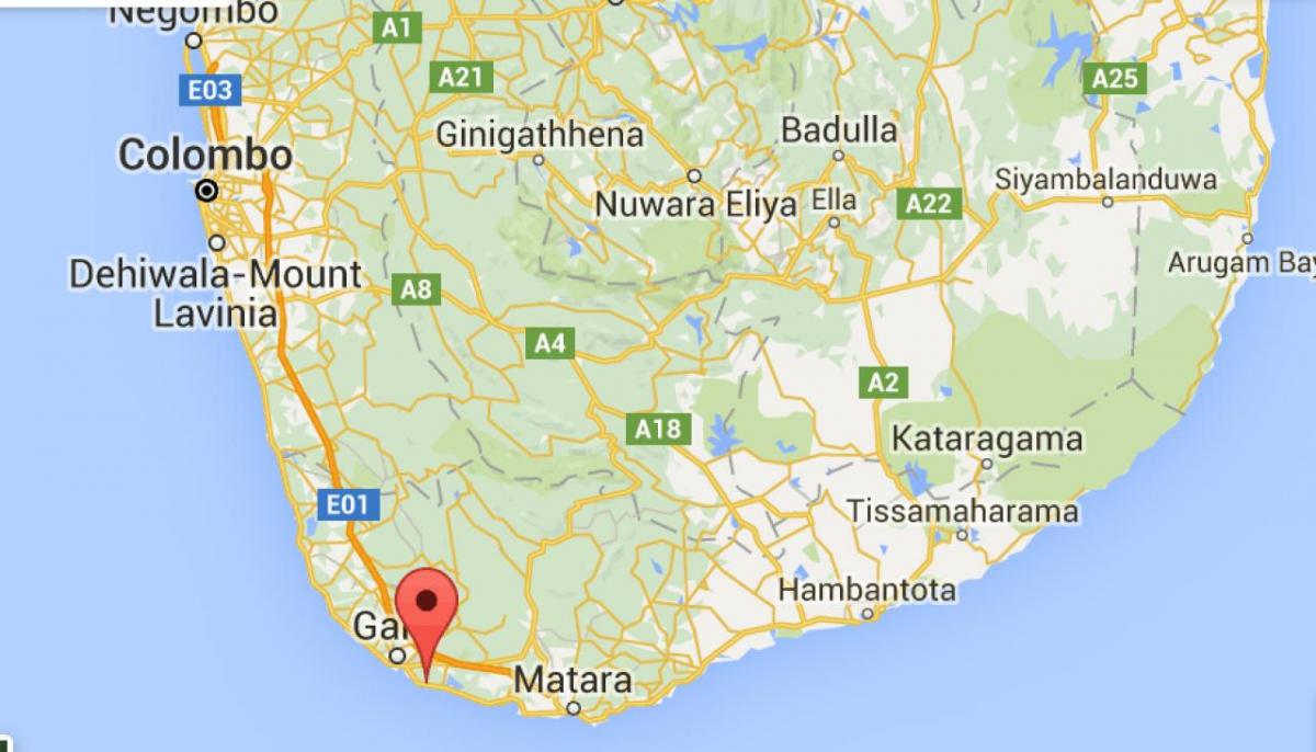  ramani ya afrika magharibi Sri Lanka