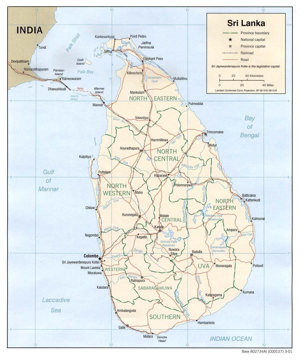 ramani ya Sri Lanka ramani ya video
