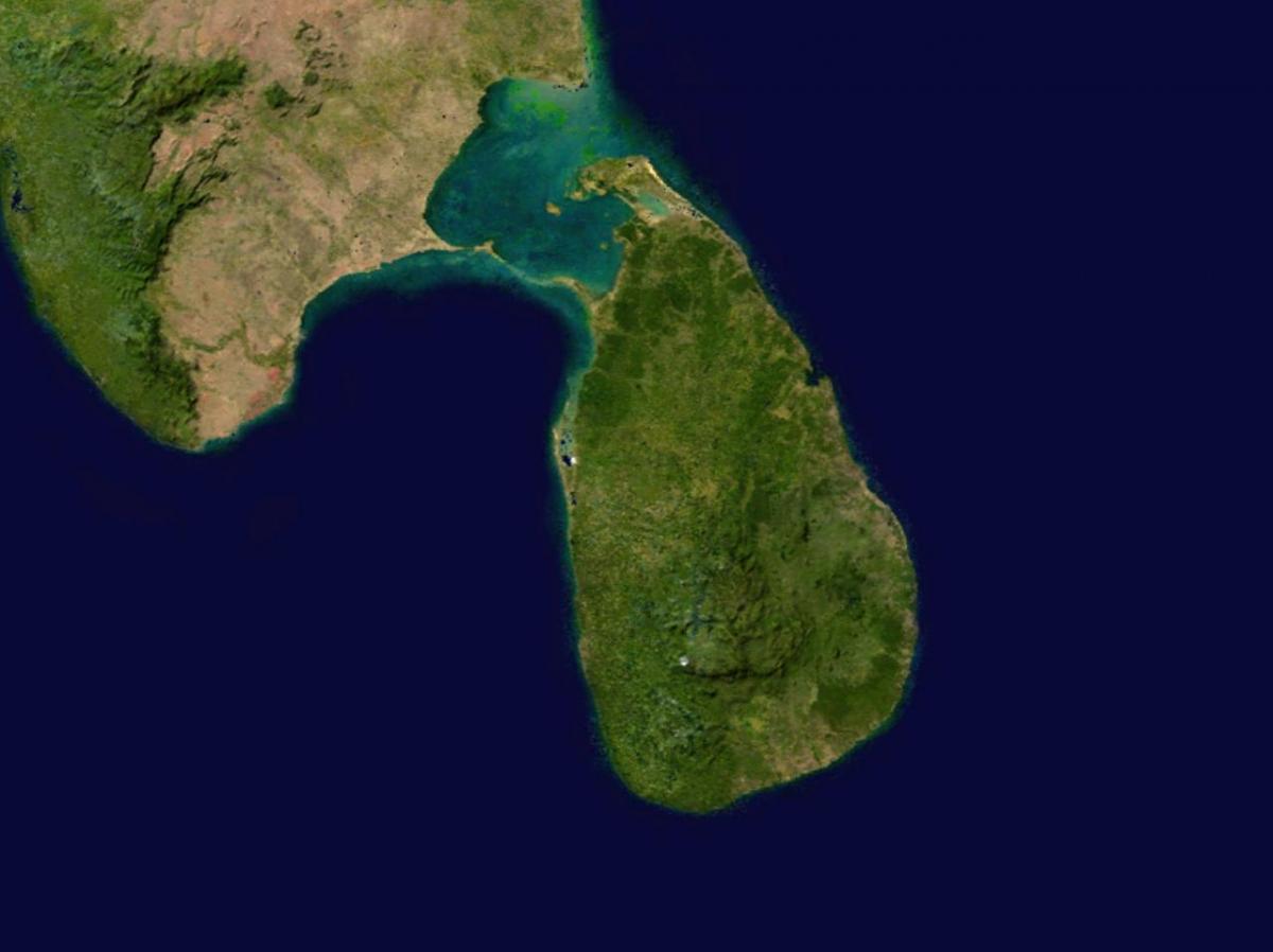 online ramani satellite ya Sri Lanka