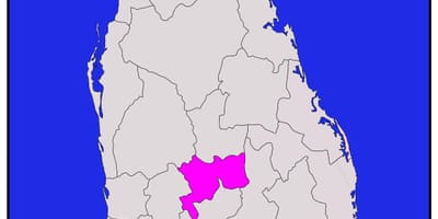 Kandy katika Sri Lanka ramani