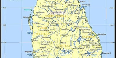 Ramani ya maziwa katika Sri Lanka