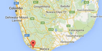 ramani ya afrika magharibi Sri Lanka