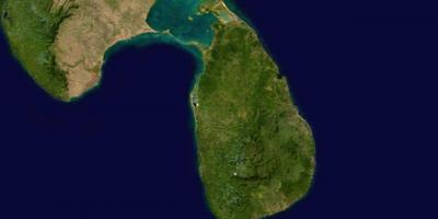 Online ramani satellite ya Sri Lanka